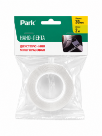 Нано-лента двуст.прозр.2м*30мм
