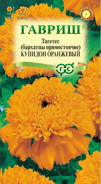 Бархатцы Купидон Оранжевый Гавриш 