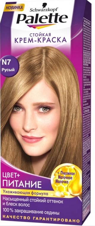 Palette №7 Русый 