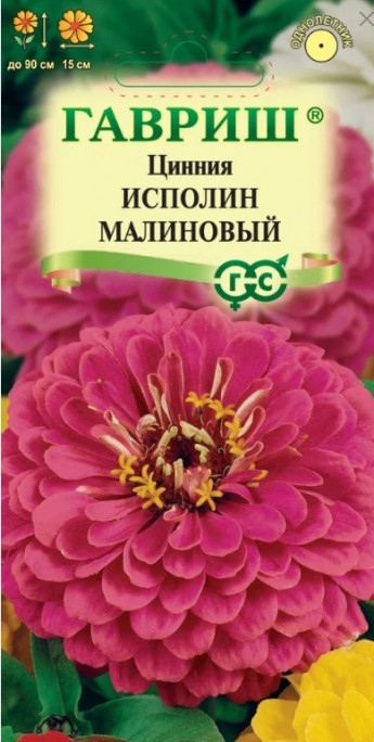Цинния Исполин Малиновый Гавриш 