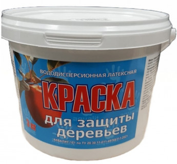Краска д/деревьев 3кг водод.лат. 