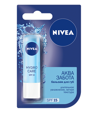 Nivea бальзам д/губ аква забота 