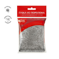 Губка поролон.с металлиз.нитью56537
