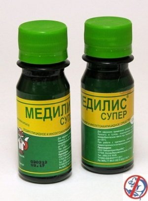 Медилис-супер 50мл клопы,блохи,вши медилис-СУПЕР  - педикулицидное и инсектоакарицидное средство в одном флаконе.Производство: Россия (ООО "Лаборатория МедиЛИС").Состав:   24% - фентион.