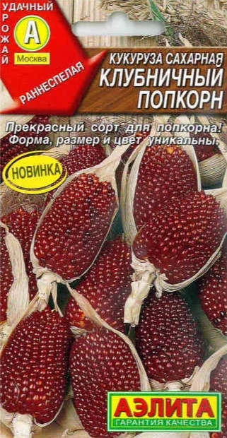 Кукуруза Клубничный Попкорн Аэлита 