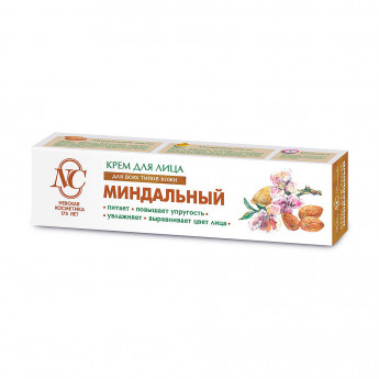 НК Миндальный крем д/лица 38г 